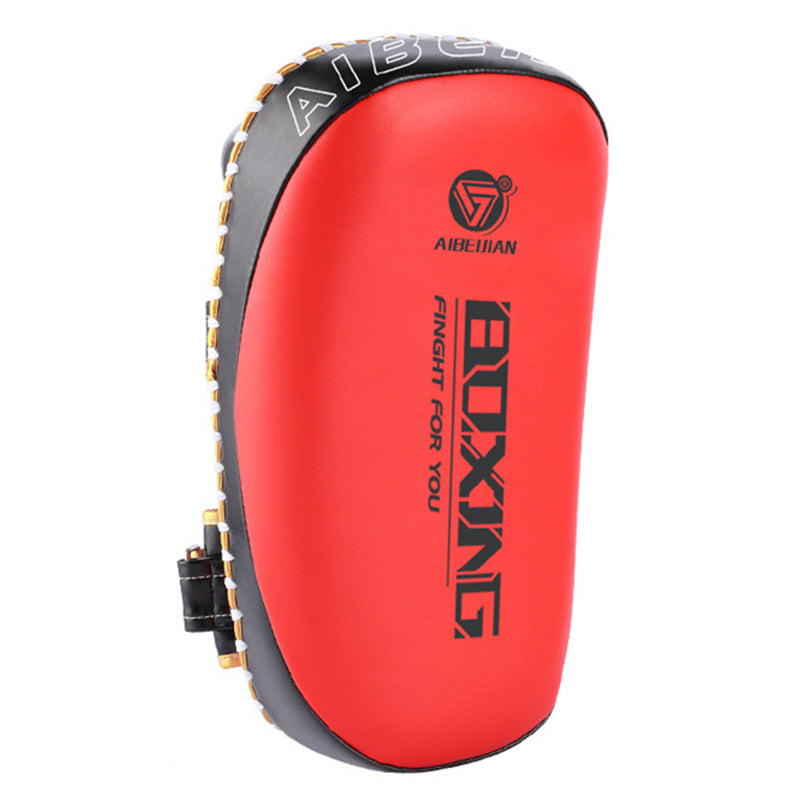 AIBEIJIAN PU Kicking Pad Heavy-Duty Curved Muay Thai Kick Target Training Foot Pad AIBEIJIAN PU Kicking Pad Heavy-Duty Curved Muay Thai Kick Target Training Foot Pad